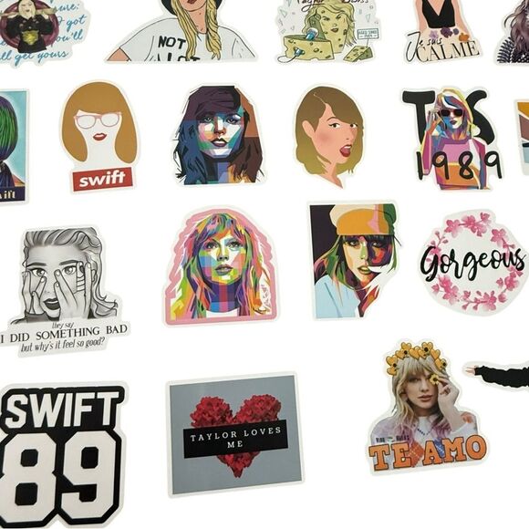 Taylor Swift Assorted Stickers. Junk Journal Collage Scrapbooking. - Picture 7 of 14